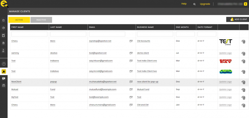 Business managers-manage client
